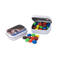 Mini Hinged Tin w/ Plain M&M's